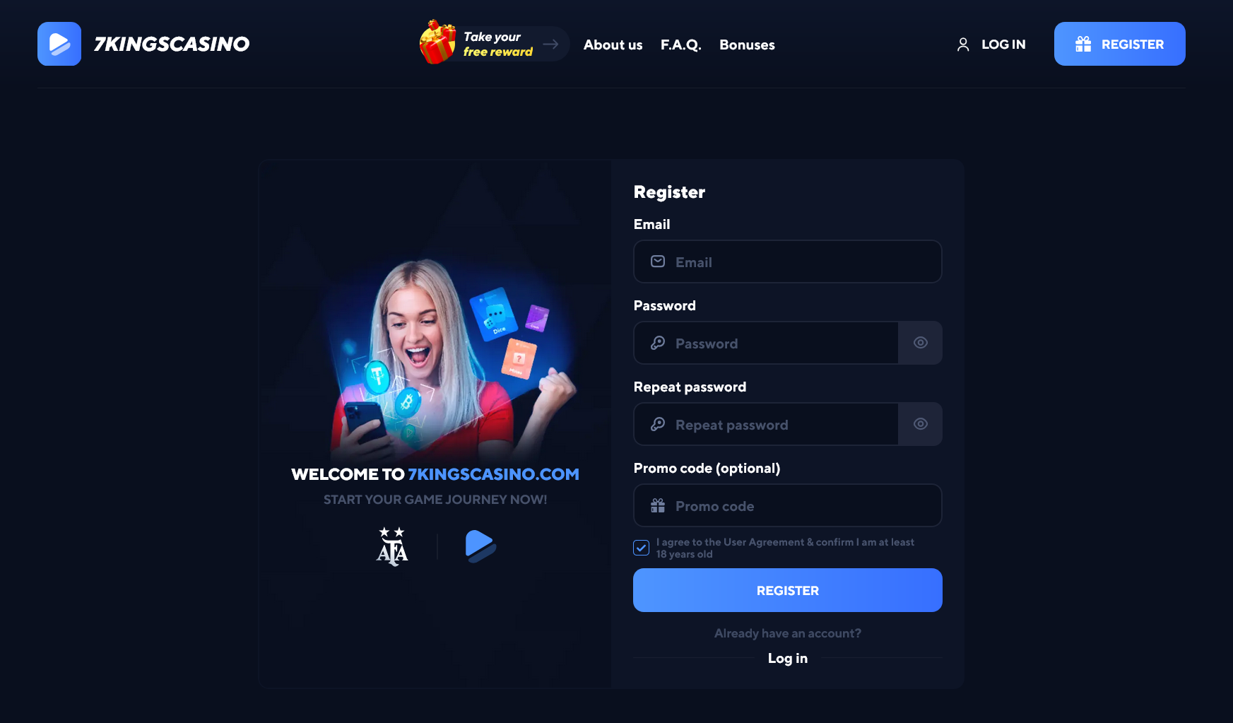 7kingscasino login
